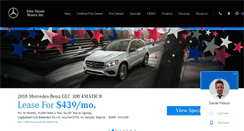 Desktop Screenshot of johnsissonmercedes.com