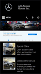 Mobile Screenshot of johnsissonmercedes.com